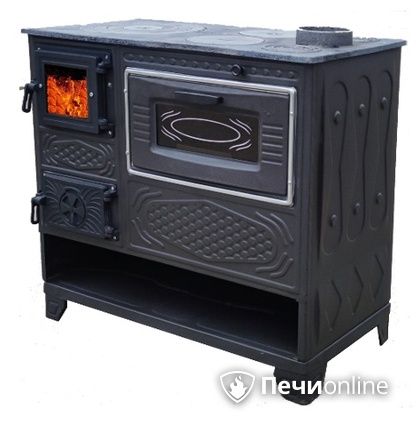 Отопительно-варочная печь МастерПечь ПВ-05С с духовым шкафом, 8.5 кВт в Чусовом